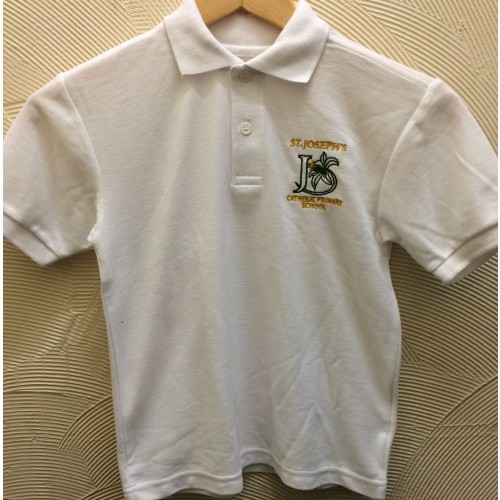 St Joseph's White Polo