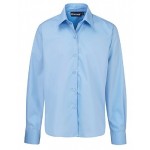 Boys School Shirts - Pale Blue - Long Sleeve