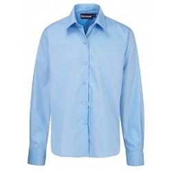 Boys School Shirts - Pale Blue - Long Sleeve