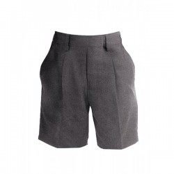 Boys Grey School Shorts